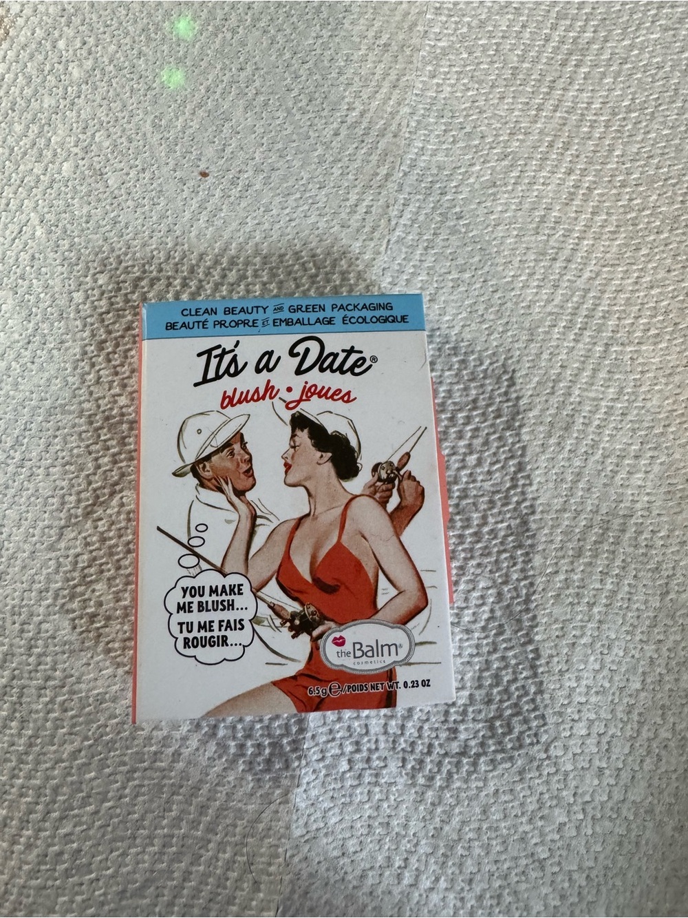 theBalm It's a Date Blush - Coral Red-Pink Packaging